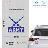 Army Duty Sticker for Safe Roads